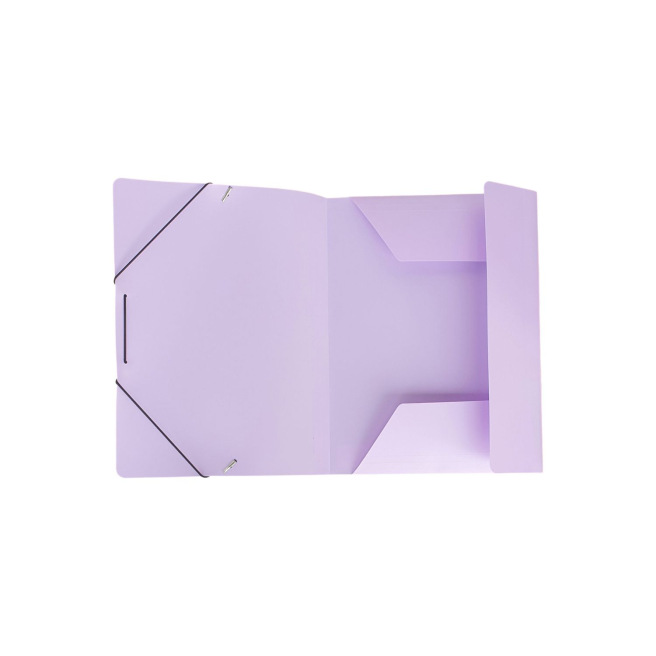 PASTEL plastic elastomap met 3 kleppen