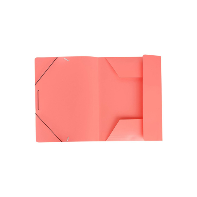 Farde à rabats et élastique en plastique PASTEL 2.0