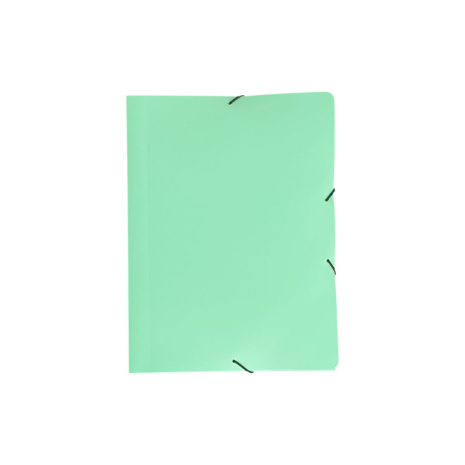 Farde à rabats et élastique en plastique PASTEL 2.0