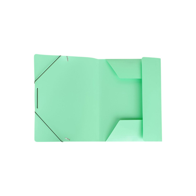 Farde à rabats et élastique en plastique PASTEL 2.0