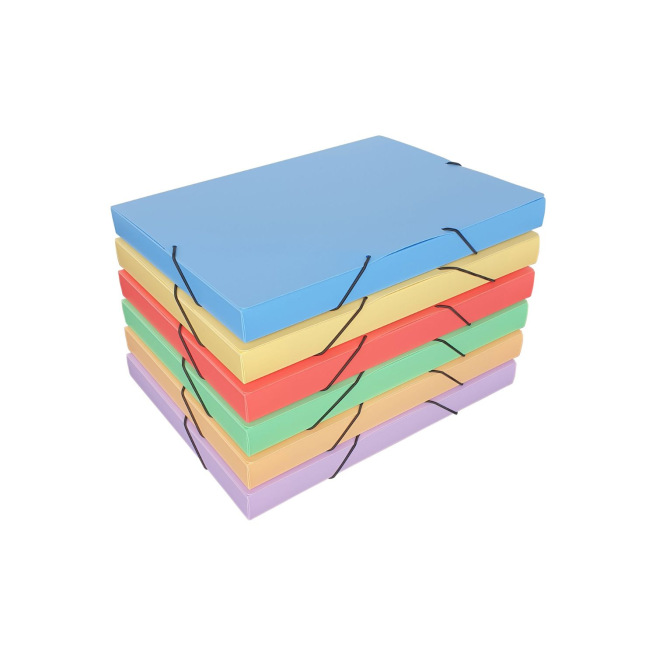 Boîte de classement PASTEL 2.0 en plastique - dos 2,5 cm - A4