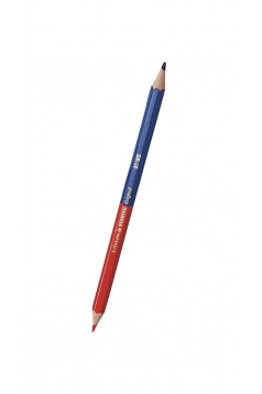 Crayon Stabilo bicolore bleu/rouge