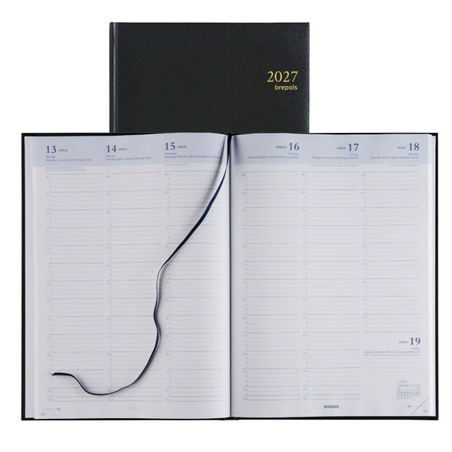 Brepols OMEGA Agenda - 21 x 29 cm - 1 week over 2 pagina's