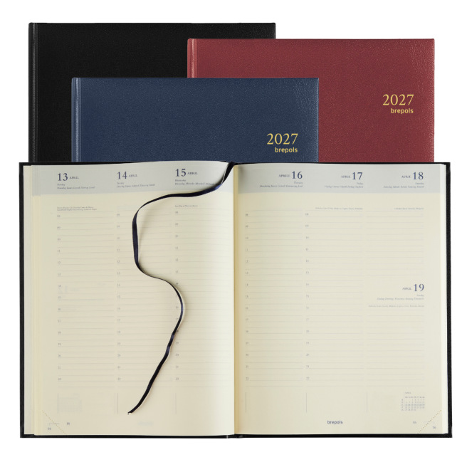 Agenda Brepols CONCORDE - 21 x 27 cm - 1 semaine sur 2 pages