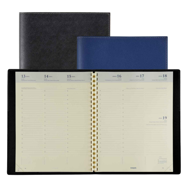 Agenda Brepols CONCORDE - 21 x 27 cm - 1 semaine sur 2 pages