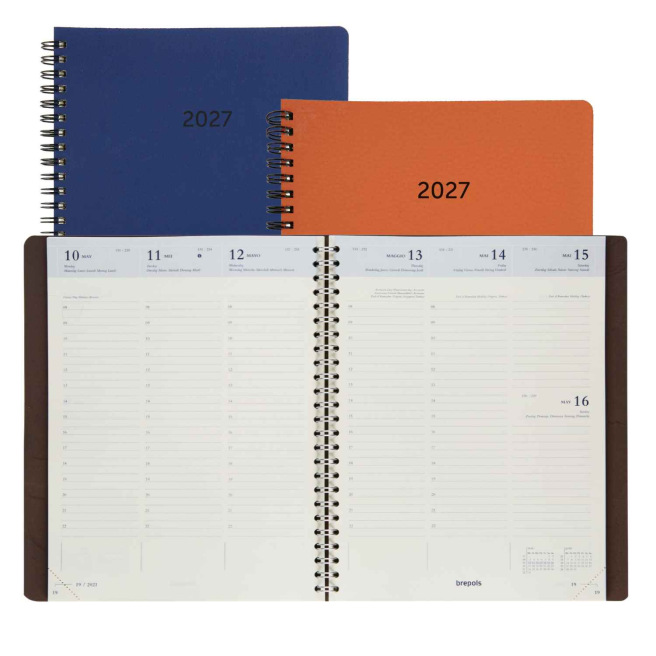 Brepols TIMING Agenda - 17 x 22 cm - 1 week op 2 pagina's