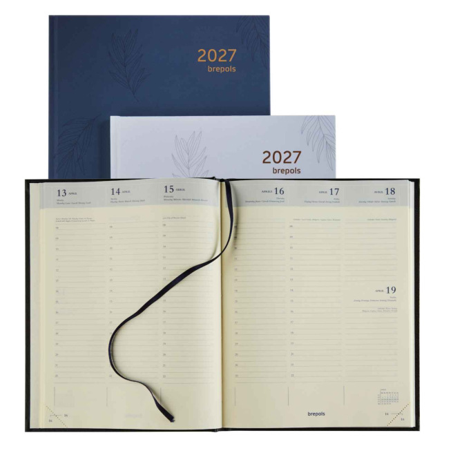 Agenda Brepols TIMING - 17 x 22 cm - 1 semaine sur 2 pages