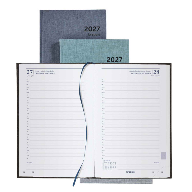Agenda Brepols SATURNUS 216 - 13,3 x 20,8 cm - 1 dag per pagina