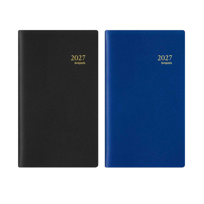Brepols PLAN-O-RAMA Agenda - 9,2 x 16 cm - 1 maand over 2 pagina's