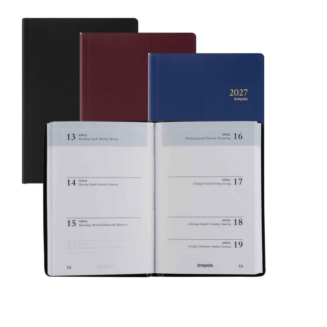 Agenda Brepols ARMADA - 7,1 x 10,2 cm - 1 semaine sur 2 pages