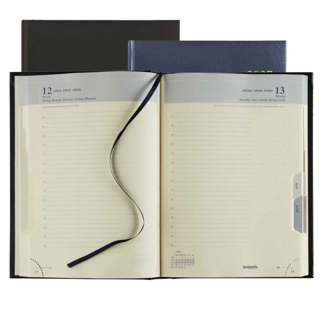 Agenda Brepols EURO - 14,8 x 21 cm - 1 jour par page
