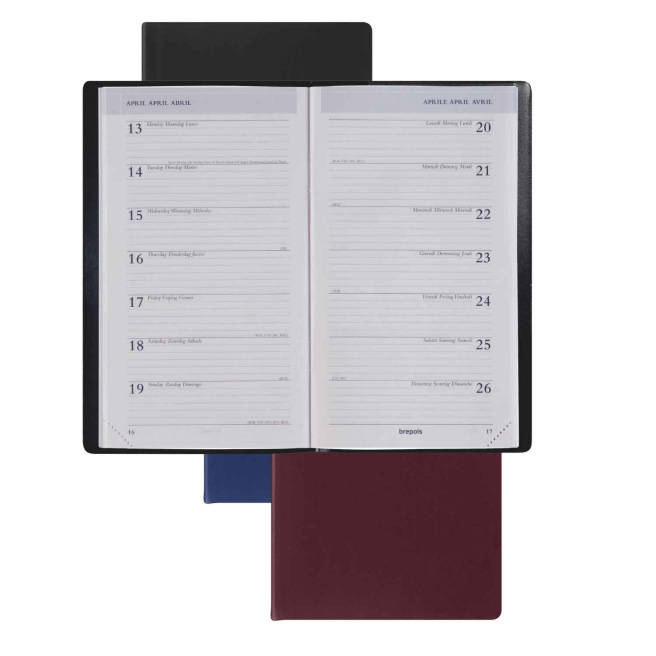 Agenda Brepols BREPLAN - 9 x 16 cm - 1 week per pagina