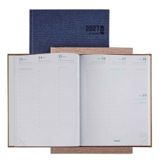 Agenda Brepols ECOTIMING - 17 X 22 cm - 1 week op 2 pagina's - gerecycled papier