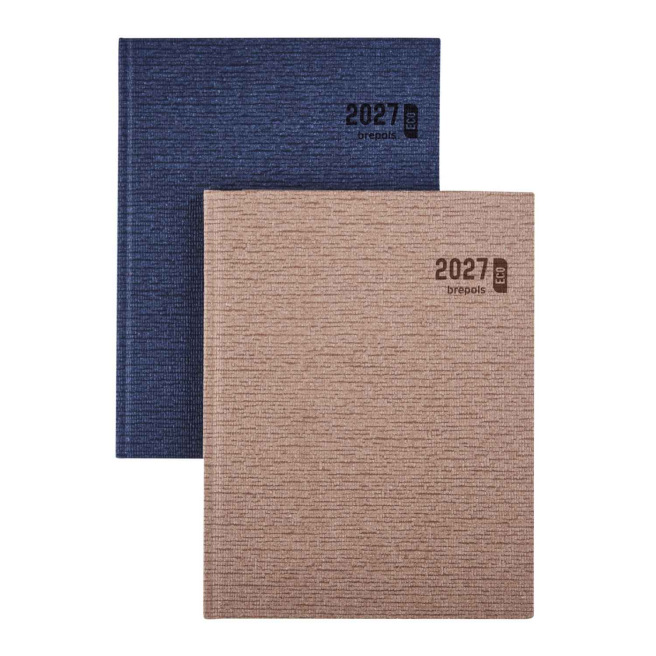 Agenda Brepols ECOTIMING - 17 X 22 cm - 1 week op 2 pagina's - gerecycled papier