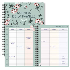 Brepols FAMILIE agenda - 16,8 x 22 cm - 1 week op 2 pagina's
