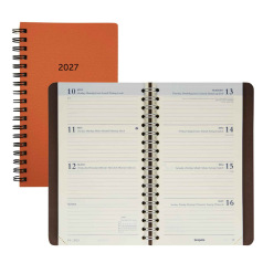 Agenda Brepols INTERPLAN - 9 x 16 cm - 1 semaine sur 2 pages