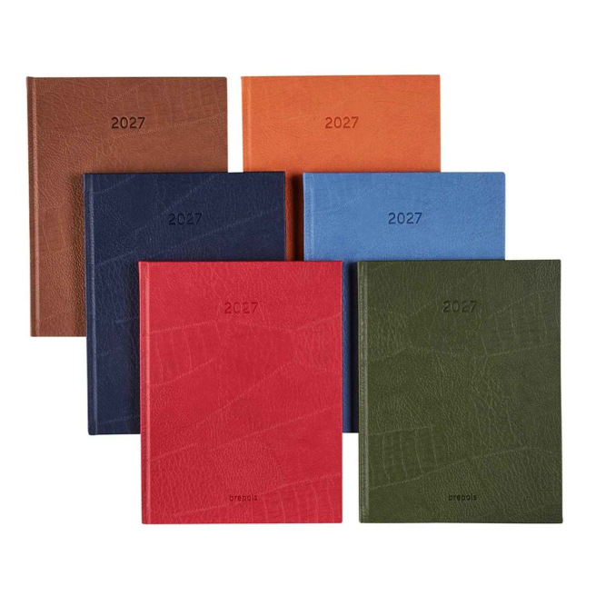 Agenda Brepols OPTIVISION LARGE FR - 17 x 22 cm - 1 semaine sur 2 pages