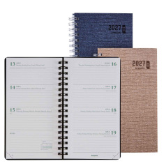 Brepols ECORAMA-agenda - 9 X 16 cm - 1 week op 2 pagina's - gerecycled papier