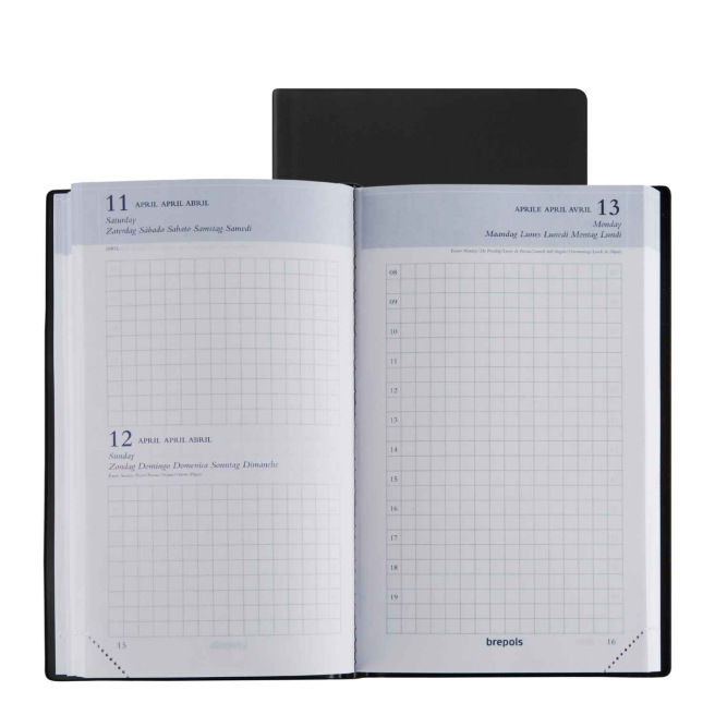 Agenda Brepols BUILDING - 10 x 16,5 cm - 1 dag per pagina