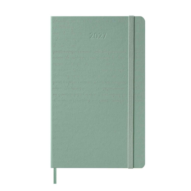 Agenda Moleskine - Large 13 x 21 cm - 1 semaine sur 2 pages avec notes