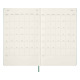 Agenda Moleskine - Large 13 x 21 cm - 1 semaine sur 2 pages avec notes