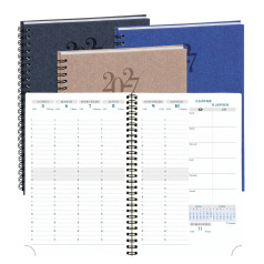 Agenda Exacompta HORIZONS 20S VISUEL - 15 x 21 cm - 1 semaine sur 2 pages
