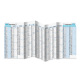 Uitklapbare wandplanner Exacompta PLANEXA - 90 x 33 cm - 15 maanden