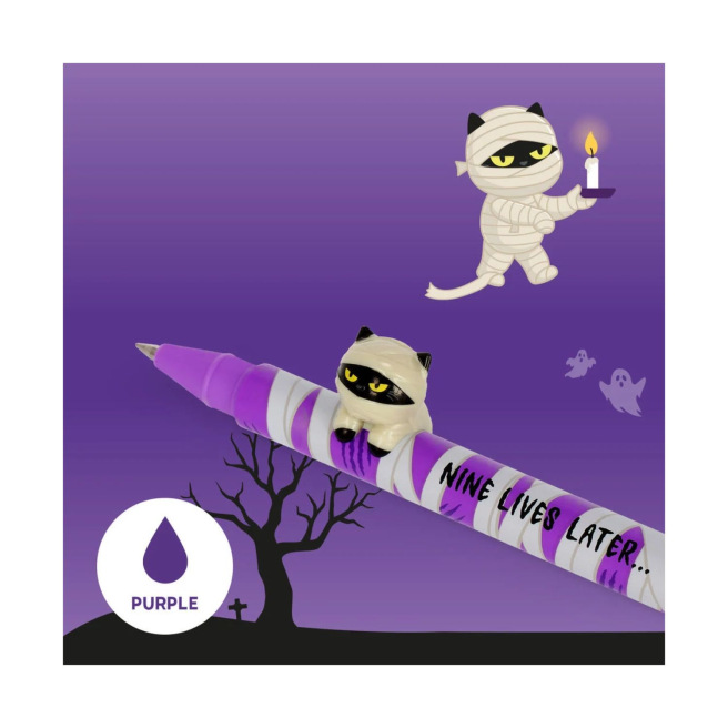 Set de 2 roller à encre gel Legami Lovely Friends HALLOWEEN SPOOKY PARTY