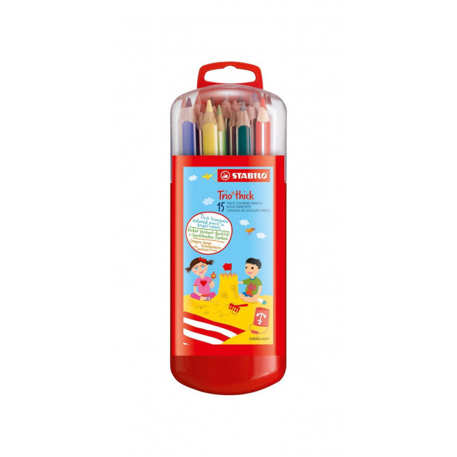Crayons de couleur Stabilo TRIO THICK Crayons de couleur Stabilo TRIO THICK