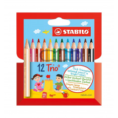 Faber-castell Etui De 12 Crayons De Couleur Effacables Bout Gomme