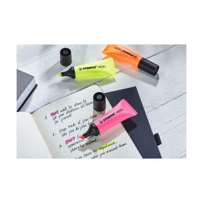Stabilo NEON markeerstift Stabilo NEON markeerstift