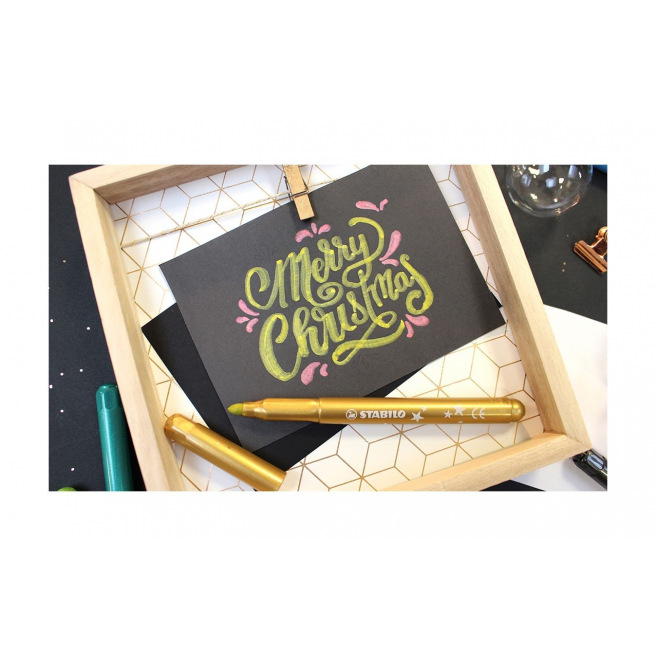 Stabilo TRIO DECO viltstift - doos van 8 Stabilo TRIO DECO viltstift - doos van 8