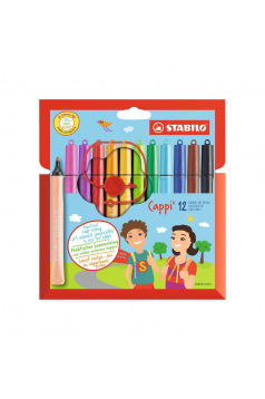 Feutres de coloriage Stabilo CAPPI - étui de 12