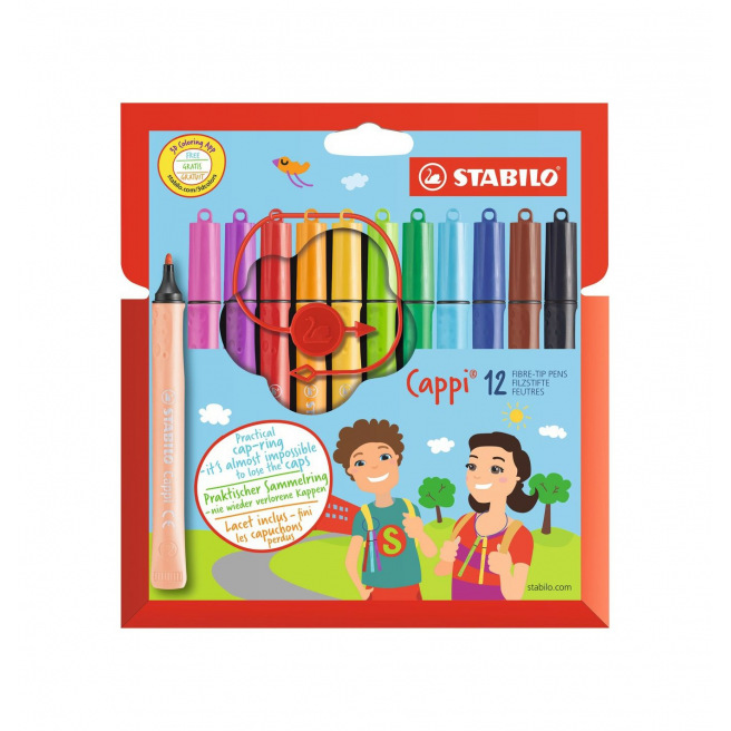 Stabilo CAPPI kleurstiften - doos van 12