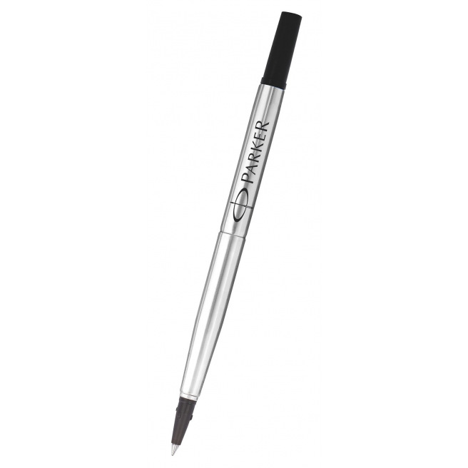 Parker recharges pour stylo roller, pointe moyenne, encre noire QUINK