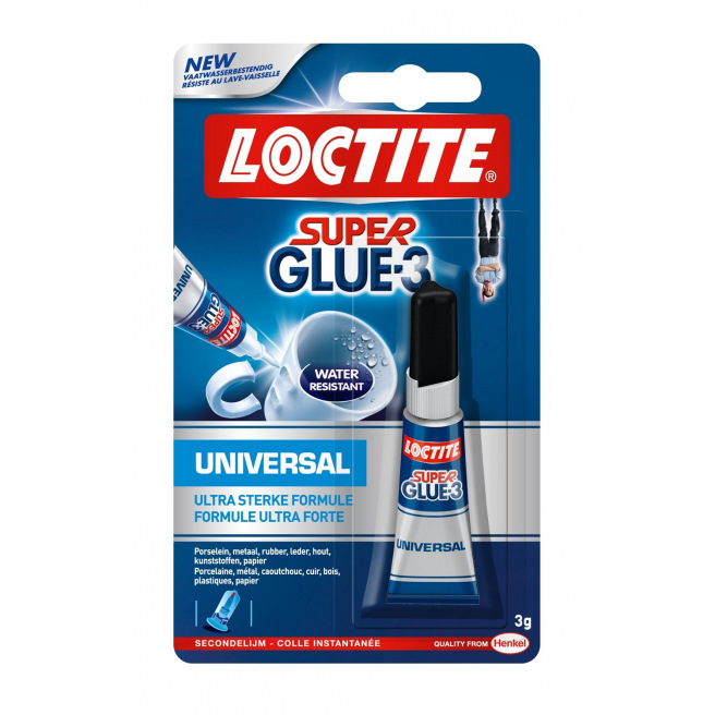 LOCTITE Super Glue-3 UNIVERSAL vloeibare secondelijm