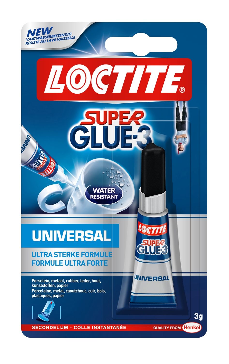 Colle instantanée liquide LOCTITE Super Glue3 UNIVERSAL