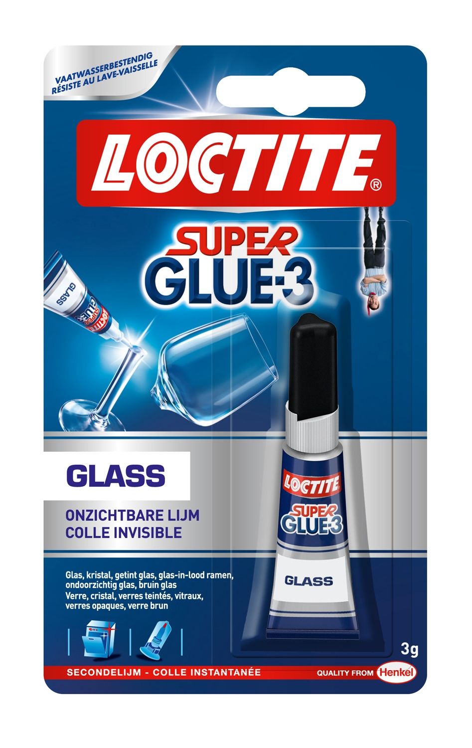 Les produits   Colle et adhésif - Colle Super glue 3 Universal  liquide tube 3g LOCTITE