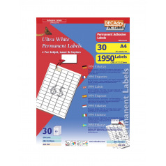 DECADRY etiketten - pak van 30 A4-vellen DECADRY etiketten - pak van 30 A4-vellen