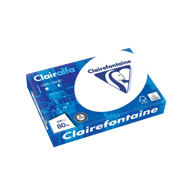 Wit papier CLAIREFONTAINE CLAIRALFA