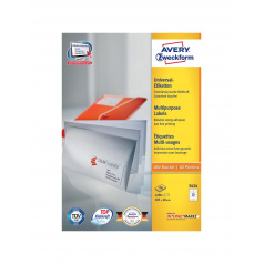 Etiquettes blanches AVERY ZWECKFORM