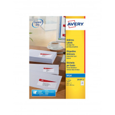 Witte AVERY-etiketten voor inkjetprinters