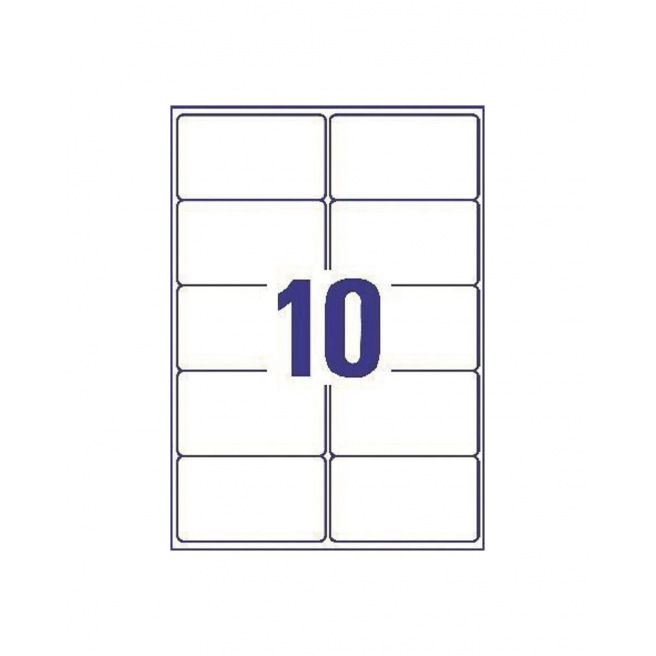 Witte AVERY-etiketten voor inkjetprinters