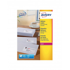 Etiquettes blanches AVERY pour imprimantes laser Etiquettes blanches AVERY pour imprimantes laser