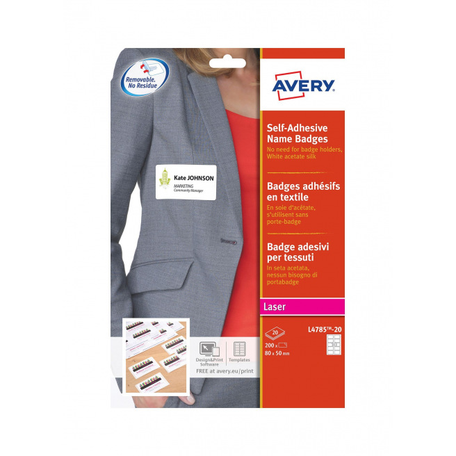 Badges autocollants AVERY Badges autocollants AVERY