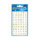 Alfabetische zelfklevende letters AVERY ZWECKFORM
