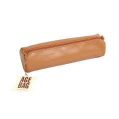 Ronde lederen etui CLAIREFONTAINE AGE BAG Ronde lederen etui CLAIREFONTAINE AGE BAG