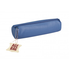 Ronde lederen etui CLAIREFONTAINE AGE BAG Ronde lederen etui CLAIREFONTAINE AGE BAG