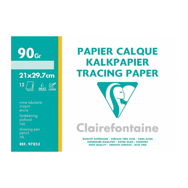 Papier calque 90 g CLAIREFONTAINE