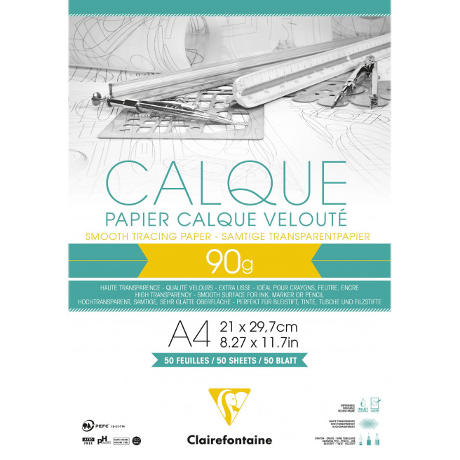 Calqueerpapier 90 g CLAIREFONTAINE